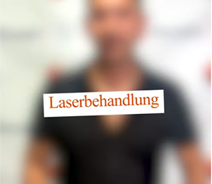 Augenlaser-Behandlung.